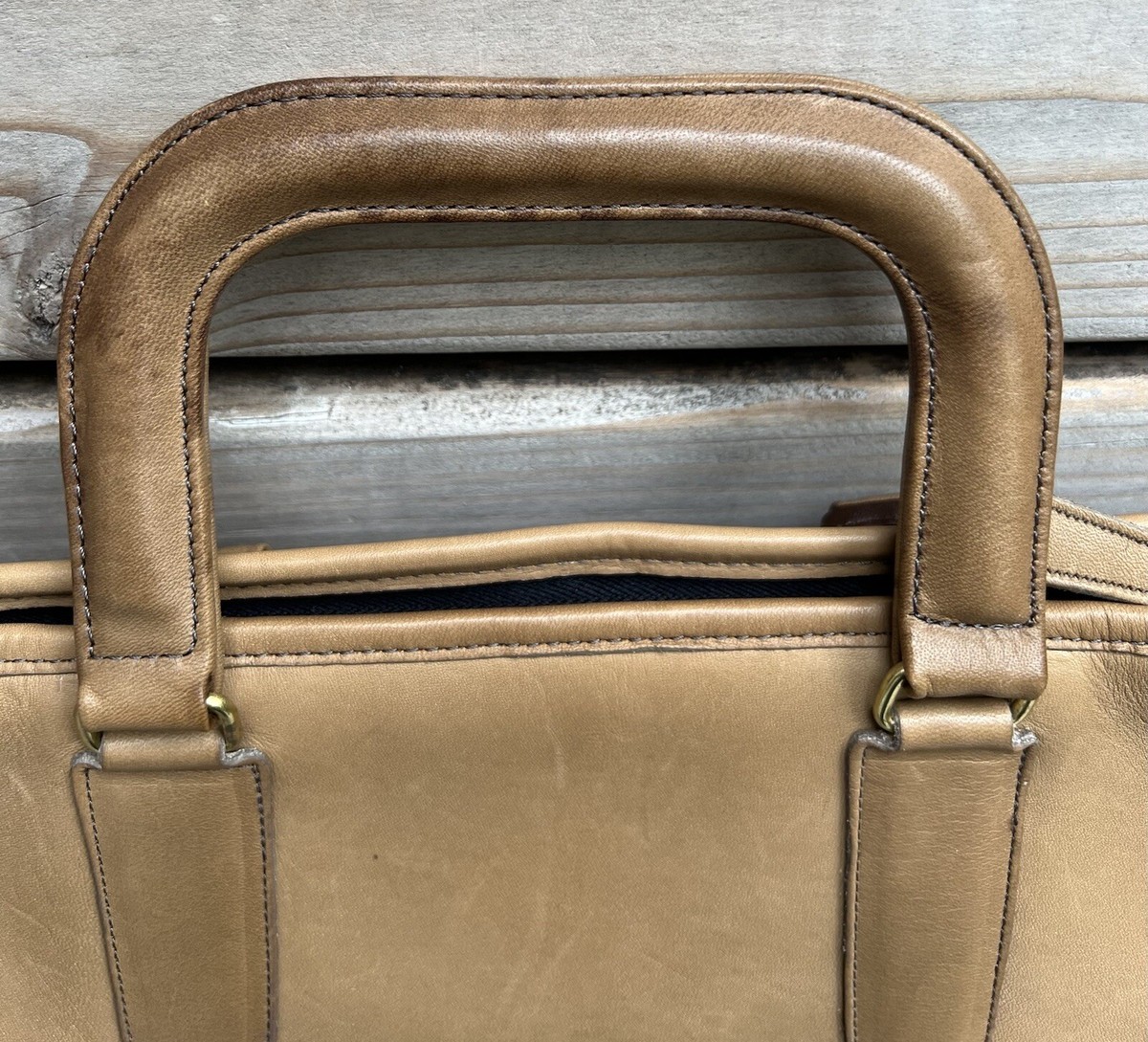 60s Vintage Coach NYC Handle Portfolio bag, Putty | eBay 60s Vintage Coach NYC Handle Portfolio bag, Putty | eBay