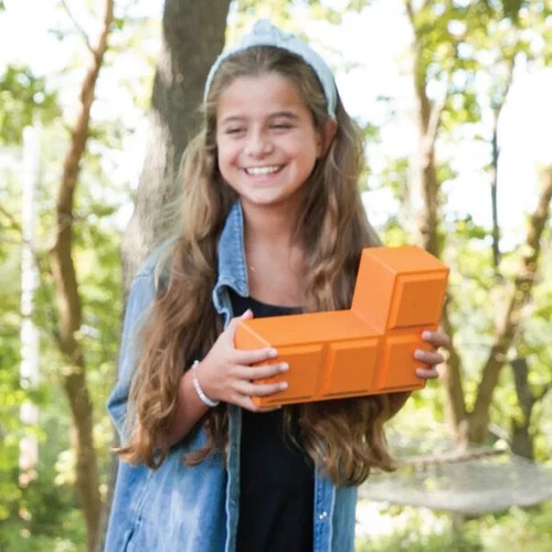 Tetris XL Tumble Game Dynamic Tilting Tower, Tetrimino Blocks Tower Puzzle Games - Picture 5 of 7