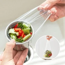 100Pcs Sink Strainer Filter Nets Disposable Kitchen Drain Cover Bag Hair Filter