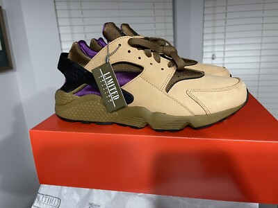 Nike Air Huarache LE \'Praline\' Brown/Purple DH8143-201 Men\'s Sz 11 # 306 Nike Air Huarache LE  main image 3