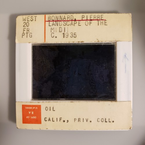 Pierre Bonnard Landscape of the Midi 1935 Art 35mm Glass Slide - Picture 3 of 4