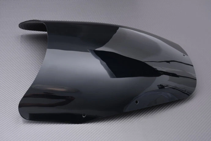 Bulle Noire en Polycarbonate Saute Vent KAWASAKI GPZ 750 / TURBO 1983-85 H:115mm - Photo 3/3