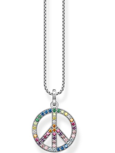 Thomas Sabo KE2170-318-7 Peace Rainbow da Donna Collana, regolabile - Foto 1 di 4