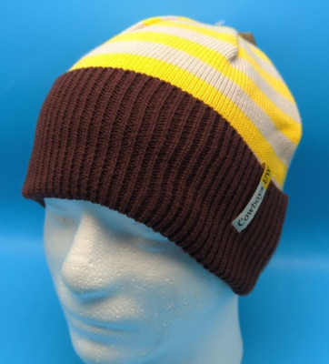 帽子 [0] UNIVERSITY OF WYOMING BEANIE UNIVERSITY OF WYOMING UW Cowboys hat yellow brown knit
