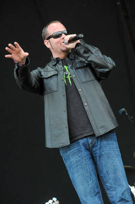 Tim Ripper Owens performing live on stage at Download Festival on  - Old Photo
