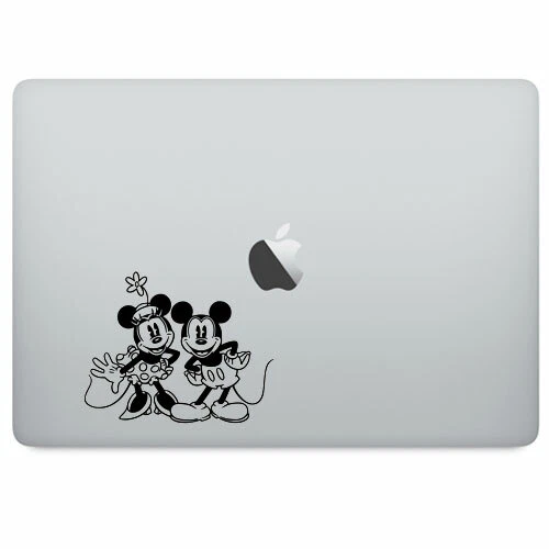 Disney Retro Mickey Minnie Vinyl Decal Sticker for Macbook Air Pro Laptop - Image 2 of 4