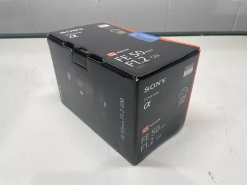 Sony FE 50mm F1.2 GM Full-Frame Large-Aperture G Master Lens Black