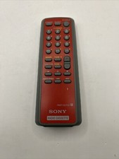 Sony RMT-CE75A Red Remote Control CFDE75 Radio Cassette Player OEM Untested