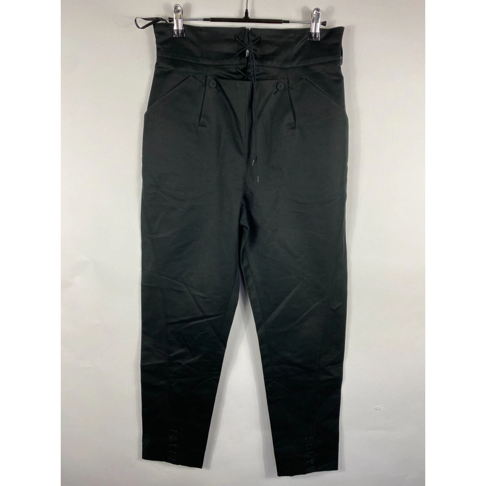 Pantaloni pantaloni casual Givenchy Paris neri da donna taglia 40 28x26 5 A140