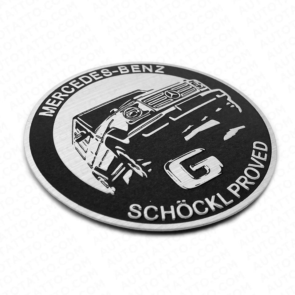 Mercedes-Benz G Schockl Proved Door Jamb Emblem Logo Nameplate Badge Decorate  - Изображение 2 из 4