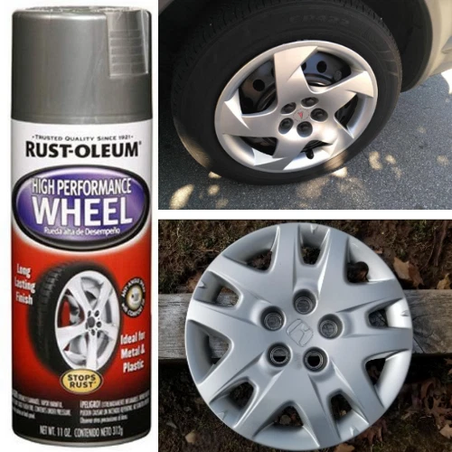 Wheel Coating Spray Paint Car Trucks Metallic Silver Rims Stop Rust Durable  New