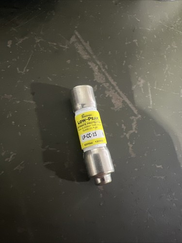 LP-CC-15 Fuse - Bussmann,15A,LP-CC,Class CC,Time Delay,600V,15 Amp