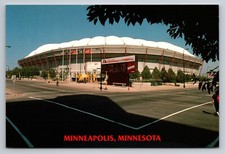 Hubert H. Humphrey Metrodome Minneapolis Minnesota Vintage Unposted Postcard