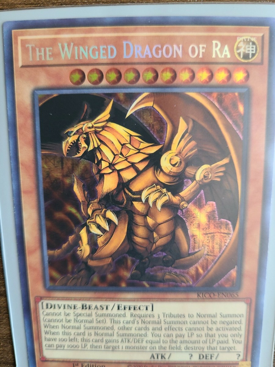 Yu-Gi-Oh | Winged Dragon Of Ra | KICO-EN065 1st Ed Ultra Pharaoh's