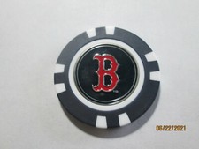 New Boston Redsox Magnetic Poker Chip Removable Two Sided Golf Ball Marker