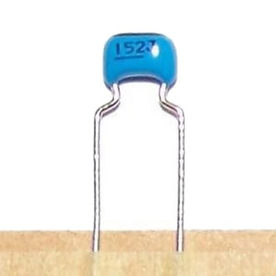 Lot of 10 Murata Ceramic Capacitors 1500pF 50V CCD10CH1H152J-CP2T