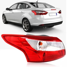 Left Tail Light For Ford Focus Sedan 2012-2013 2014 Outer Rear Lamp Driver NEW