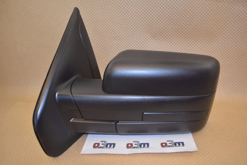 2011-2014 Ford F-150 black power adjustable spotter LH driver Side View Mirror