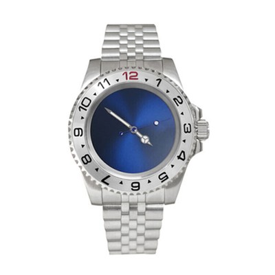 40MM Mechanical Watch Stainless Case Five Bead Strap Dial With NH35 Movement