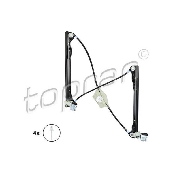 Topran Fensterheber Elektrisch Vorne Rechts FüR Seat Leon 1M1 Toledo II 1M2-image