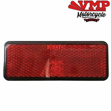 Motorcycle Quad ATV Scooter Rear Tail Red Reflector Bolt Fixing E Marked 90mm