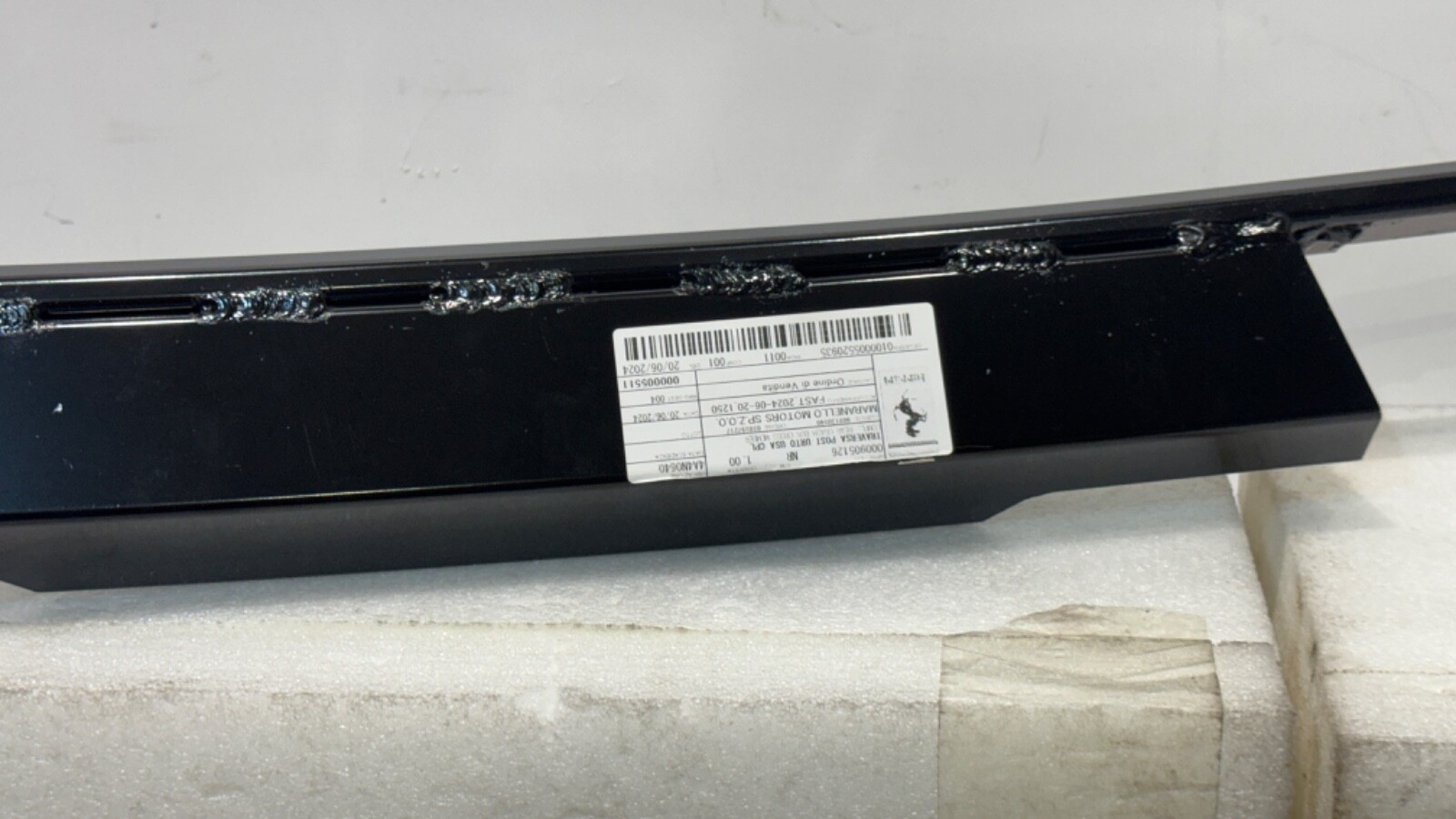 Ferrari F8 Tributo Spider Comp Rear Crash box cross, OEM, Part number: 905126