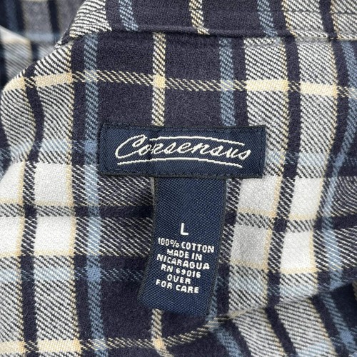 Consensus Shirt - Large Blue Cotton - Picture 3 of 8