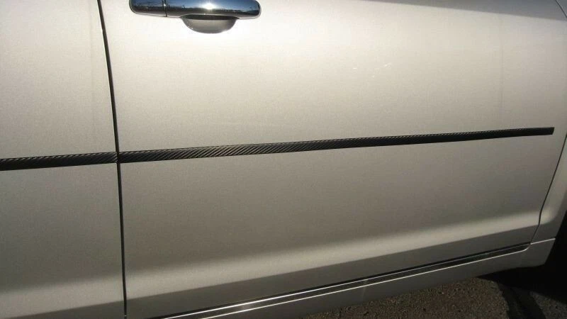 JUEGO DE 2 O 4 PUERTAS PARA MOLDURAS DE CARROCERÍA DE PUERTA LATERAL DE FIBRA DE CARBONO NEGRO PARA DAEWOO Foto 3 de 4