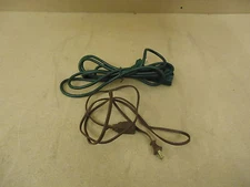 Standard Extension Cords Green/Brown 6 Ft 12Ft Lot of 2 Medium Duty