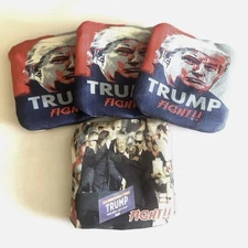 TRUMP- FIGHT - Pro Cornhole Bags - 4 Bags