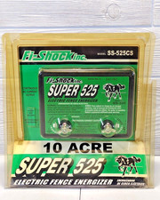 Fi-Shock Super 525 Model SS-525cs Electric Fence Energizer Controller New in Pkg