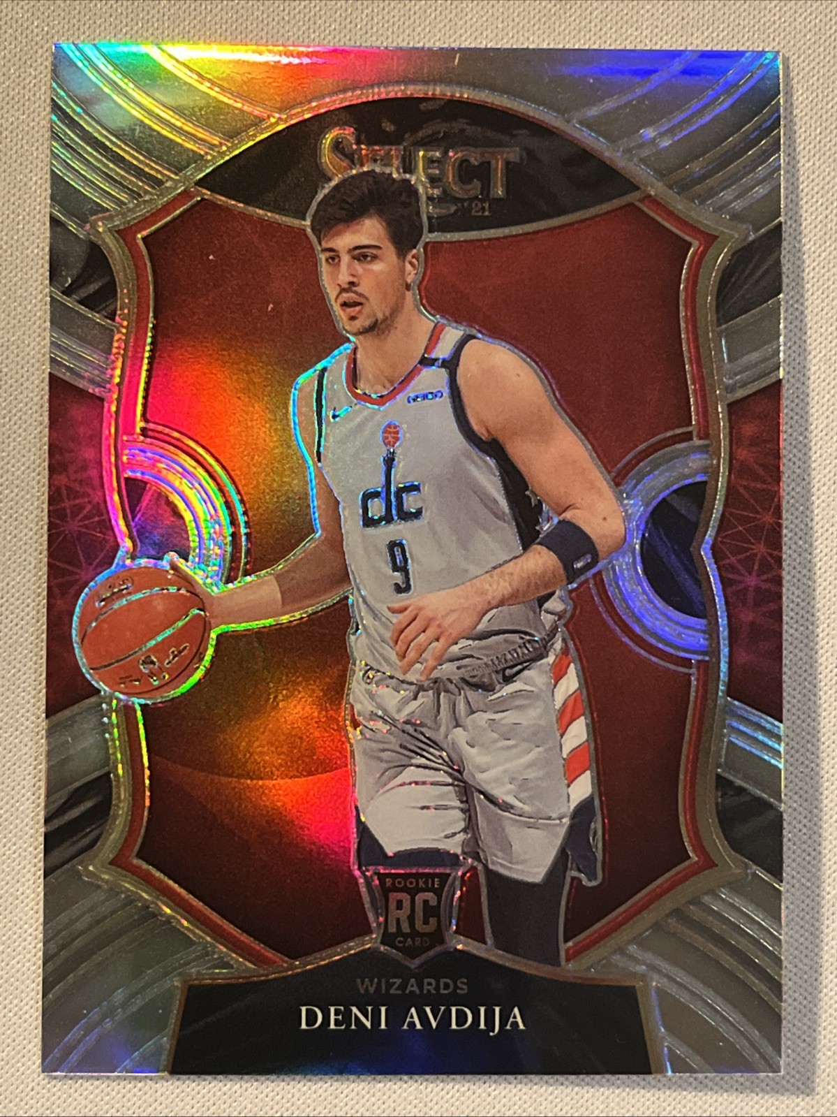 2020-21 Panini Select Concourse Silver Prizm Deni Avdija #69 Rookie RC