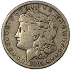 1901-P Morgan Silver Dollar F Fine FN $1 Coin Philadelphia Mint