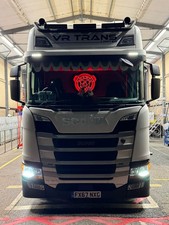 SCANIA CUSTOM LEATHERETTE LED BOARD 75X 70cm LEDs COMES WITH DIMMER & BRACKETS