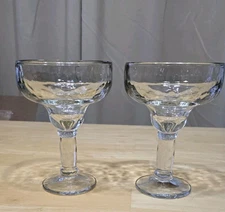 Yucatan Margarita Glass 13.5 Oz Heavy Clear Cocktail Set Of 2