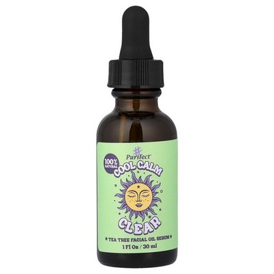 Cool Calm Clear, Tea Tree Facial Oil Serum, 1 fl oz (30 ml)