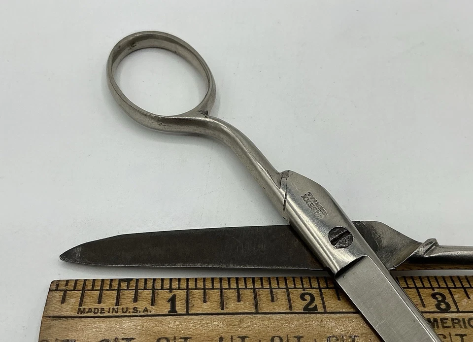 Vtg Case XX Sewing Scissors Shears 5" Long 2” Blade Made In USA Snips Sharp - Image 2 of 4