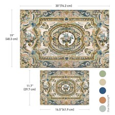 Serenade in Blue 2 Sheet - A3 11.7"x 16.5" - Decoupage Fiber Paper