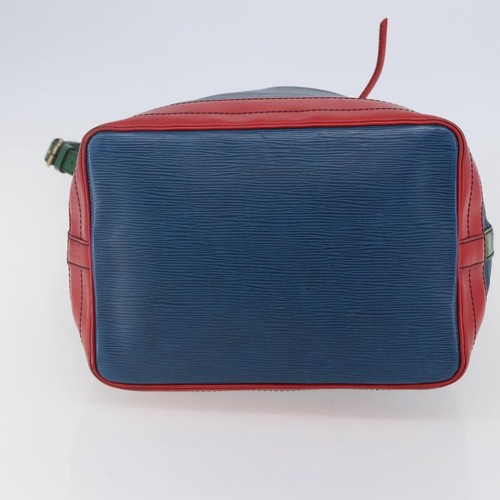 LOUIS VUITTON Epi Tricolor Noe Shoulder Bag Blue Red Green M44082 Auth 143946 - Picture 5 of 22