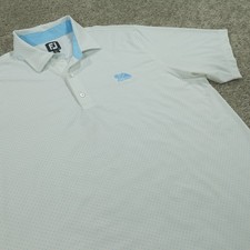 FootJoy Shirt Mens Extra Large Golf Polo Performance All Over Polkadot PGA