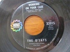 THE O'JAYS ~ WORKING ON YOUR CASE b/w HOLD ON - NORTHERN SOUL