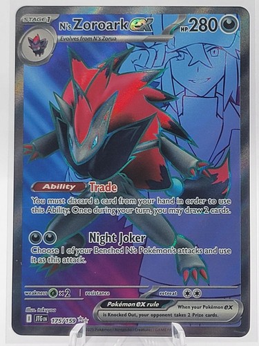 N's Zoroark ex 175/159 Ultra Rare Journey Together Pokemon Holo Near Mint