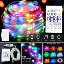 USB LED Micro Rice Wire Copper String Fairy Lights Party Decor Remote Control