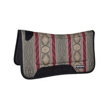 CIRCLE Y Square Diablo Olive Contour Trail Pad with Non-Slip Tacky Too Bottom