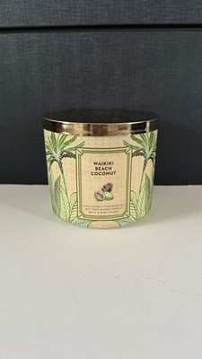 Bath & Body Works 3 Docht Kerze Waikiki Beach Coconut