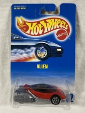 Hot Wheels Mid 1990s Mainline #62 Alien Red & Silver w/ 5SPs & UHs