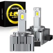 Auxito D3s Led Headlight Kit Bulbs 200w 20000lm 6500k White Hid Conversion Lamp