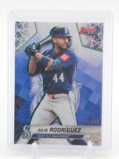 JULIO RODRIGUEZ 2025 BOWMAN'S BEST #49 LAZER REFRACTOR MARINERS /350 Q7046