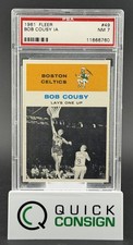 BOB COUSY 1961-62 FLEER #49 PSA 7 Q6995