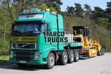 Truck photo Volvo FH 520 heavy-duty transporter Germany green Schwandner #j4lf